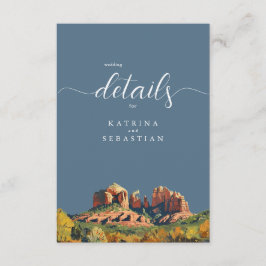 セドナ レッドロック大聖堂 キャスルロック エンクロージャーカード