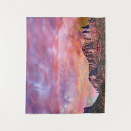 セドナARIZONAレッドロックサンセットタペストリー タペストリー