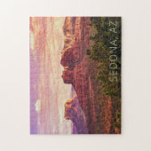 セドナAZジグソーパズル|アリゾナ砂漠の夕日 ジグソーパズル (縦)