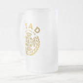 セドマイルフェルトセントパトリックの日シャムロック フロストグラスビールジョッキ (正面左)