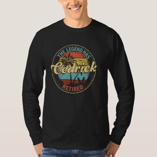 セドリックの伝説は退職した退パーソナライズされた職 Tシャツ (正面)