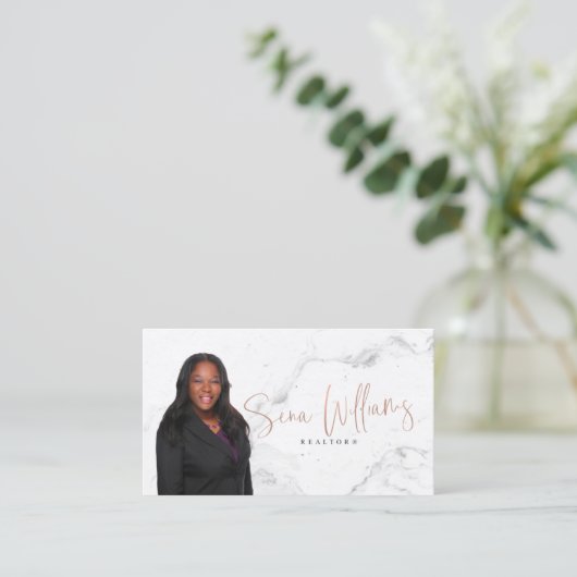 セナウィリアムズ 名刺 (スタンド正面)