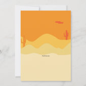 セニョールサボスバースデーパーティ招待状 招待状 (裏面)