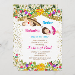 セニョールセニョリタフィエスタジェンダーの表示 招待状