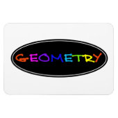 セニョール幾何学的フォトマグネット マグネット (横)