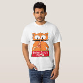 セニョール・ガトのピザハンドルバームスタッシュ猫 Tシャツ (正面フル)