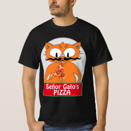 セニョール・ガトのピザ・ヒゲ猫 Tシャツ