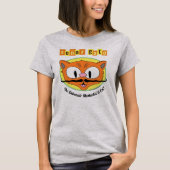 セニョール・ガトー™ 風流な口ひげ猫! Tシャツ (正面)