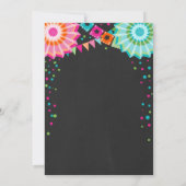 セニョール·セニョリタ·ジェンダー·リビール招待Fiesta 招待状 (裏面)