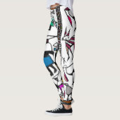 セヌフォアフリカプリントレギンス レギンス (左)