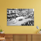 セネカでの7月のパレードのワシントン州シアトル キャンバスプリント (インサイチュ (リビング))