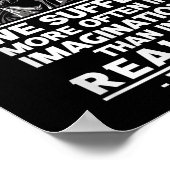 セネカやる気を起こさせるストイシズム現実引用文哲学 ポスター (角)