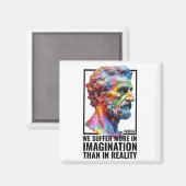 セネカオーバーシンキング引用文ストイモダンシズムStoic Ph マグネット (正面/裏面)