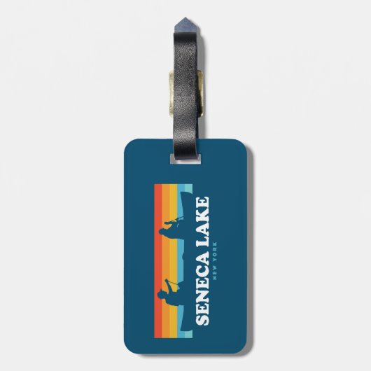 セネカレイクニューヨークカヌー ラゲッジタグ (裏面縦)