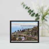 セネカレイク&パークジュネーブNY 1928ヴィンテージ ポストカード (スタンド正面)