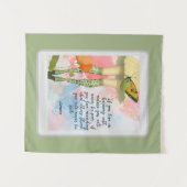 セネカ引用文お洒落モダンコラージュ タペストリー (正面(横))