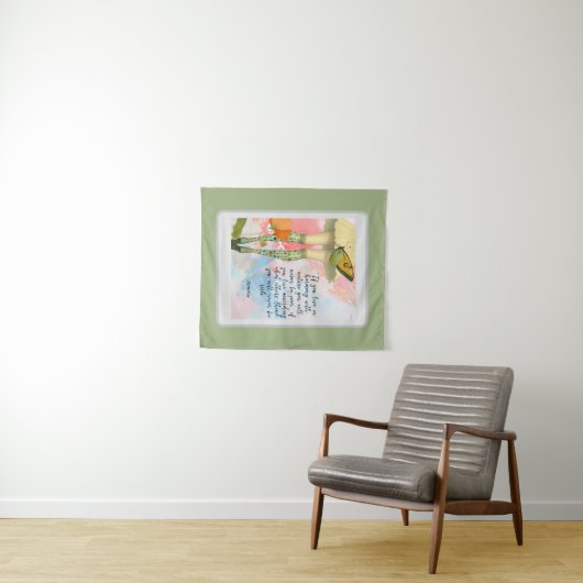 セネカ引用文お洒落モダンコラージュ タペストリー (インサイチュ(横))