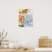 セネカ引用文お洒落モダンコラージュ ポスター (キッチン)