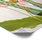 セネカ引用文お洒落モダンコラージュ ポスター (角)