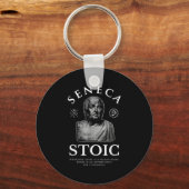 セネカ引用文「親切の機会」ストア主義 キーホルダー (正面)