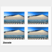 セネカ感動的引用文「Dare」 長方形シール (シート)