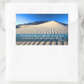 セネカ感動的引用文「Dare」 長方形シール (バッグ)