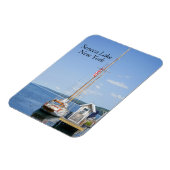 セネカ湖にドッキングした帆船 マグネット (左側)