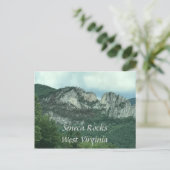 セネカ語はウェストヴァージニアの写真の郵便はがきを揺すります ポストカード (スタンド正面)