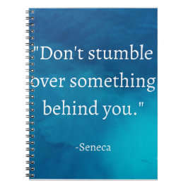 セネカ: 前を見据え、過去に躓くな ノートブック