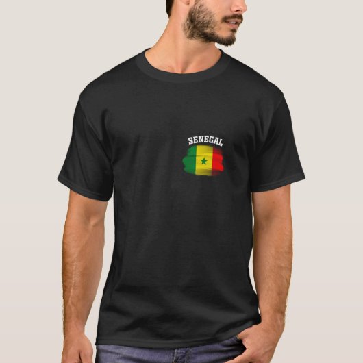 セネガルお土産ダカールバケーションセネガリーアフリカ Tシャツ (正面)