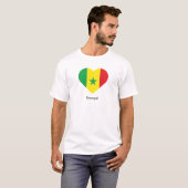 セネガルが大好き Tシャツ (正面フル)