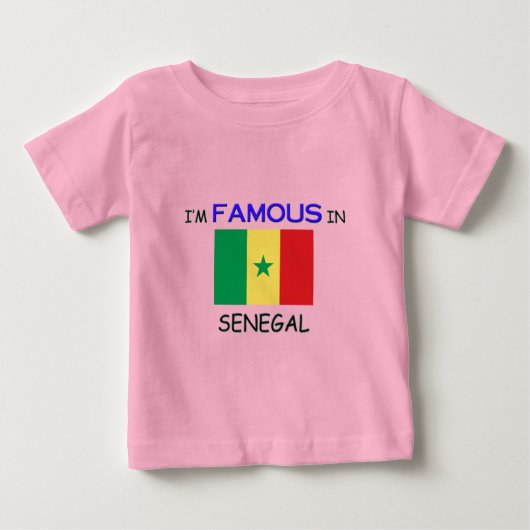 セネガルで有名 ベビーTシャツ (正面)