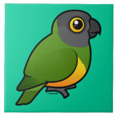 セネガルのオウム タイル (正面)