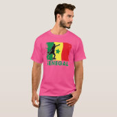 セネガルのサッカーファン2022全国サッカーチームFl Tシャツ (正面フル)