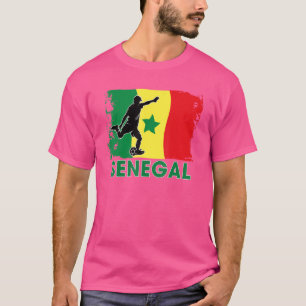 セネガルのサッカーファン2022全国サッカーチームFl Tシャツ