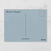 セネガルのボート ポストカード (裏面)