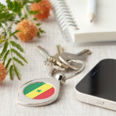セネガルの国旗 キーホルダー (側面)