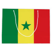 セネガルの国旗 ラージペーパーバッグ (裏面)