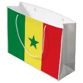 セネガルの国旗 ラージペーパーバッグ (裏面アングル)