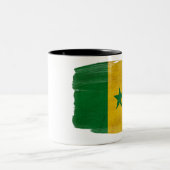 セネガルの旗のマグ ツートーンマグカップ (中央)