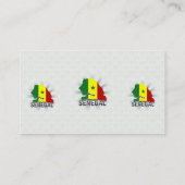 セネガルの旗の地図2.0 名刺 (裏面)