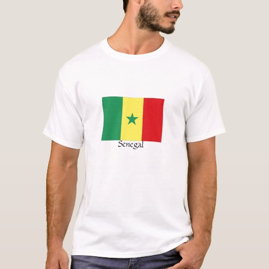 セネガルの旗の記念品のTシャツ Tシャツ (正面)