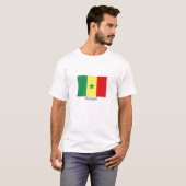 セネガルの旗の記念品のTシャツ Tシャツ (正面フル)