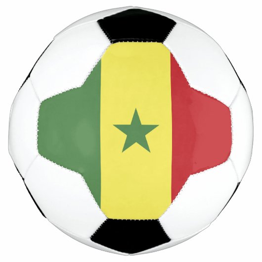 セネガルの旗 サッカーボール (正面)
