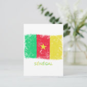 セネガルグランジ国旗 ポストカード (スタンド正面)