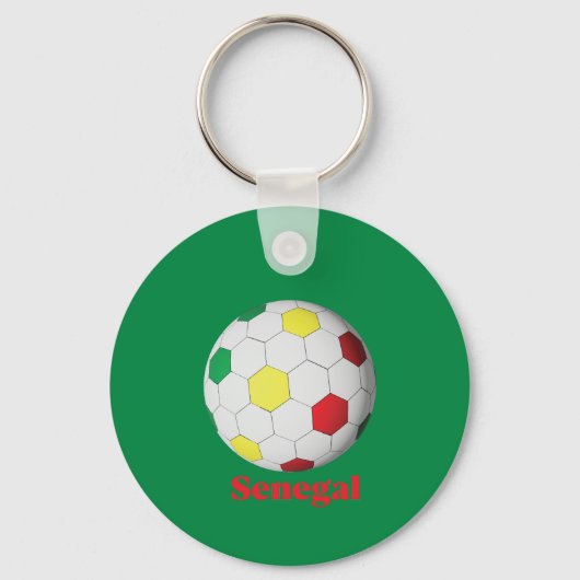 セネガルサッカー キーホルダー (正面)
