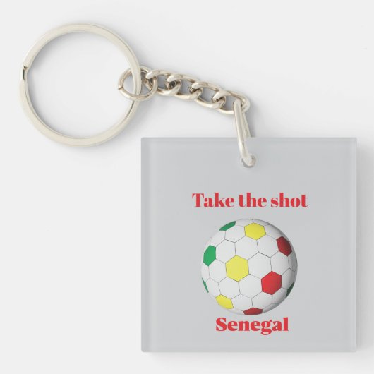 セネガルサッカー キーホルダー (正面)