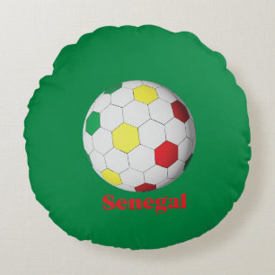 セネガルサッカー ラウンドクッション