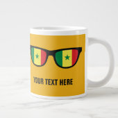 セネガルシェードカスタムマグズ ジャンボコーヒーマグカップ (右)