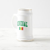 セネガルスタイル ビールジョッキ (正面左)